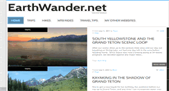 Desktop Screenshot of earthwander.net