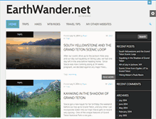 Tablet Screenshot of earthwander.net